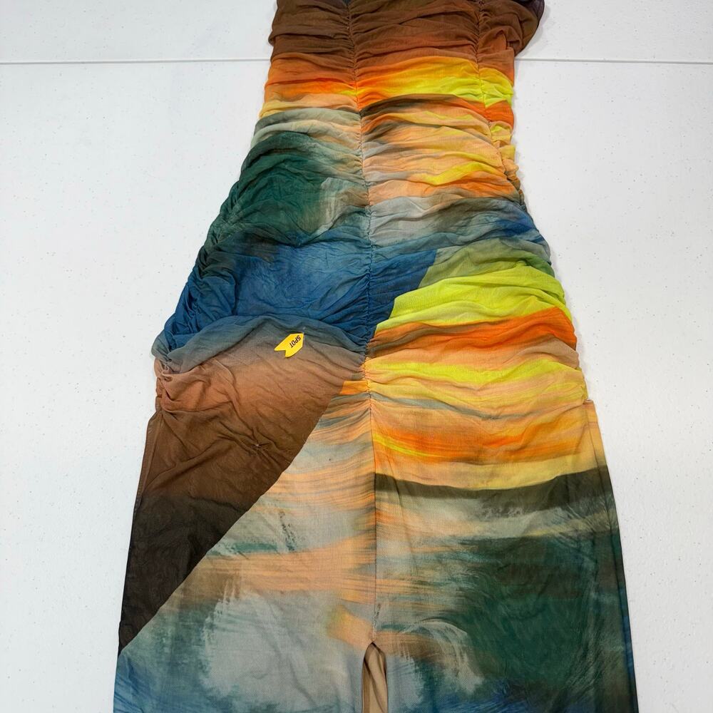 AFRM Multicolor Strapless Midi Dress - Picture 7 of 7
